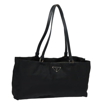 PRADA Shoulder Bag Nylon Black Auth yk13200