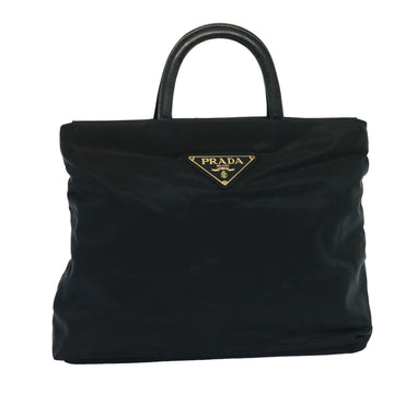 PRADA Hand Bag Nylon Navy Auth yk13223