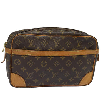 LOUIS VUITTON Monogram Compiegne 28 Clutch Bag M51845 LV Auth yk13232