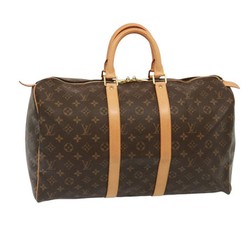 LOUIS VUITTON Monogram Keepall 45 Boston Bag M41428 LV Auth yk13239