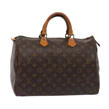 LOUIS VUITTON Monogram Speedy 35 Hand Bag M41524 LV Auth yk13279