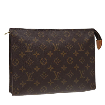 LOUIS VUITTON Monogram Poche Toilette 26 Pouch M47542 LV Auth yk13305