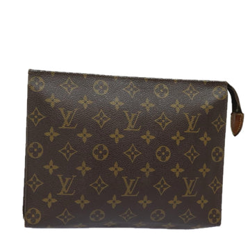 LOUIS VUITTON Monogram Poche Toilette 26 Pouch M47542 LV Auth yk13358