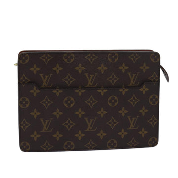 LOUIS VUITTON Monogram Pochette Homme Clutch Bag M51795 LV Auth yk13360