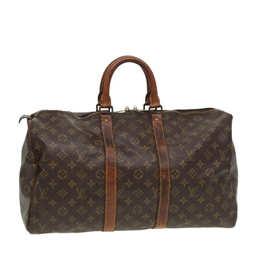 LOUIS VUITTON Monogram Keepall 45 Boston Bag M41428 LV Auth yk13367