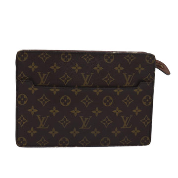 LOUIS VUITTON Monogram Pochette Homme Clutch Bag M51795 LV Auth yk13380