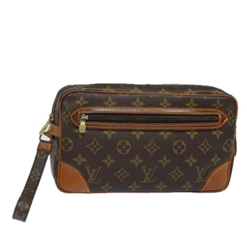 LOUIS VUITTON Monogram Marly Dragonne GM Clutch Bag Vintage M51825 Auth yk13409