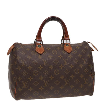 LOUIS VUITTON Monogram Speedy 30 Hand Bag M41526 LV Auth yk13436