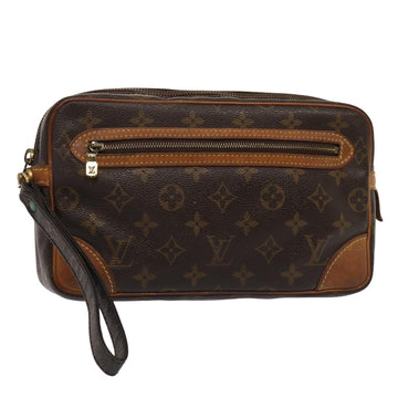 LOUIS VUITTON Monogram Marly Dragonne GM Clutch Bag M51825 LV Auth yk13485