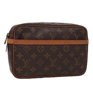 LOUIS VUITTON Monogram Compiegne 23 Clutch Bag M51847 LV Auth yk13508