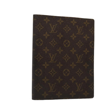 LOUIS VUITTON Monogram Agenda Bureau Day Planner Cover R20100 LV Auth yk13515