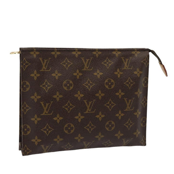 LOUIS VUITTON Monogram Poche Toilette 26 Pouch M47542 LV Auth yk13529