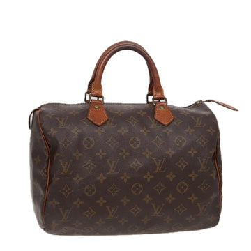 LOUIS VUITTON Monogram Speedy 30 Hand Bag M41526 LV Auth yk13598