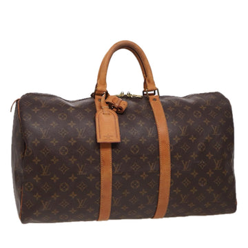 LOUIS VUITTON Monogram Keepall 50 Boston Bag M41426 LV Auth yk13617