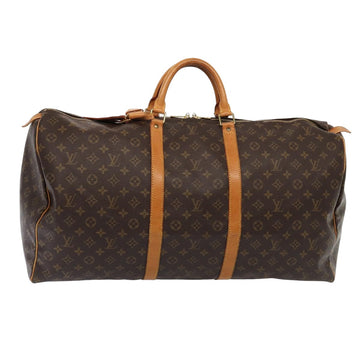 LOUIS VUITTON Monogram Keepall 60 Boston Bag M41422 LV Auth yk13750