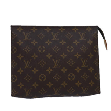 LOUIS VUITTON Monogram Poche Toilette 26 Pouch M47542 LV Auth yk13773