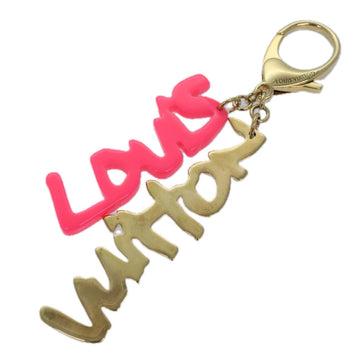 LOUIS VUITTON Bijoux Sac Graffiti Strap Fuchsia M65767 LV Auth yk13823