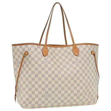 LOUIS VUITTON Damier Azur Neverfull GM Tote Bag N41360 LV Auth yk13830