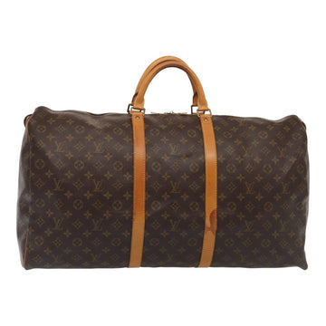 LOUIS VUITTON Monogram Keepall 60 Boston Bag M41422 LV Auth yk13831