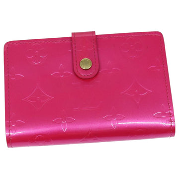 LOUIS VUITTON Vernis Portefeuille Viennois Wallet Pink M91254 LV Auth yk13833