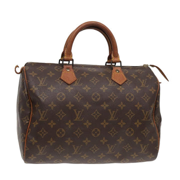 LOUIS VUITTON Monogram Speedy 30 Hand Bag M41526 LV Auth yk13839