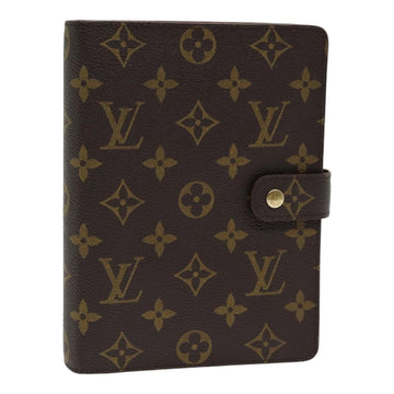 LOUIS VUITTON Monogram Agenda MM Day Planner Cover R20105 LV Auth yk13891