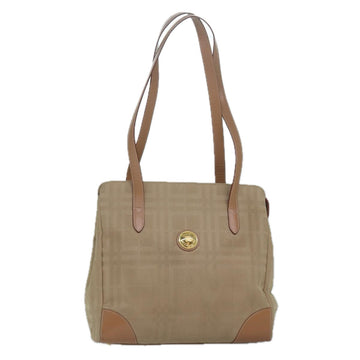 BURBERRYSs Nova Check Shoulder Bag Canvas Beige Auth yk13997