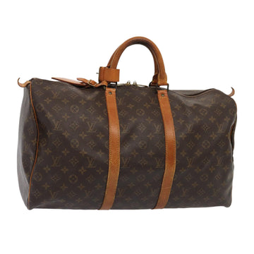 LOUIS VUITTON Monogram Keepall 50 Boston Bag M41426 LV Auth yk14021