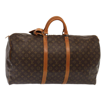 LOUIS VUITTON Monogram Keepall 60 Boston Bag M41422 LV Auth yk14147