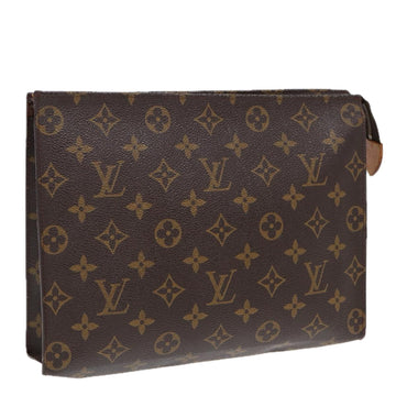 LOUIS VUITTON Monogram Poche Toilette 26 Pouch M47542 LV Auth yk14159