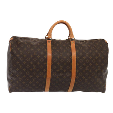 LOUIS VUITTON Monogram Keepall 60 Boston Bag M41422 LV Auth yk14163