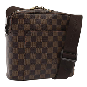 LOUIS VUITTON Damier Ebene Olaf PM Shoulder Bag N41442 LV Auth yk14316