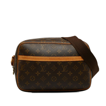 LOUIS VUITTON Monogram Reporter PM Crossbody Bag