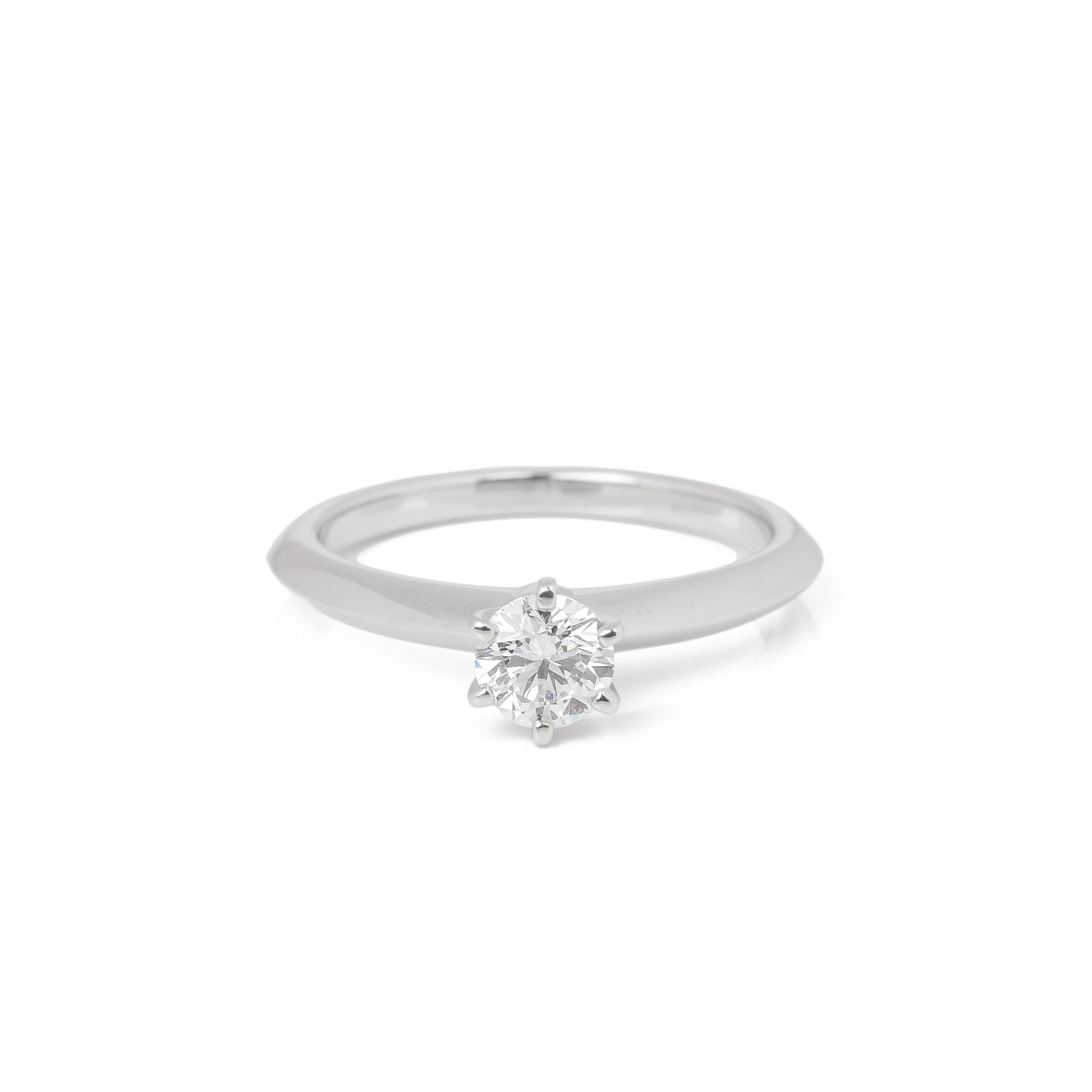 Tiffany & Co Tiffany Setting 038ct Diamond Solitaire Ring