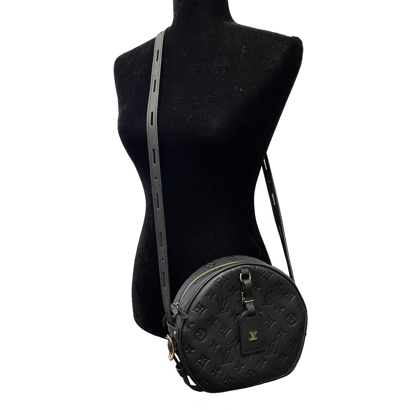 Louis Vuitton - Empreinte Boite Chapeau Souple Black Round