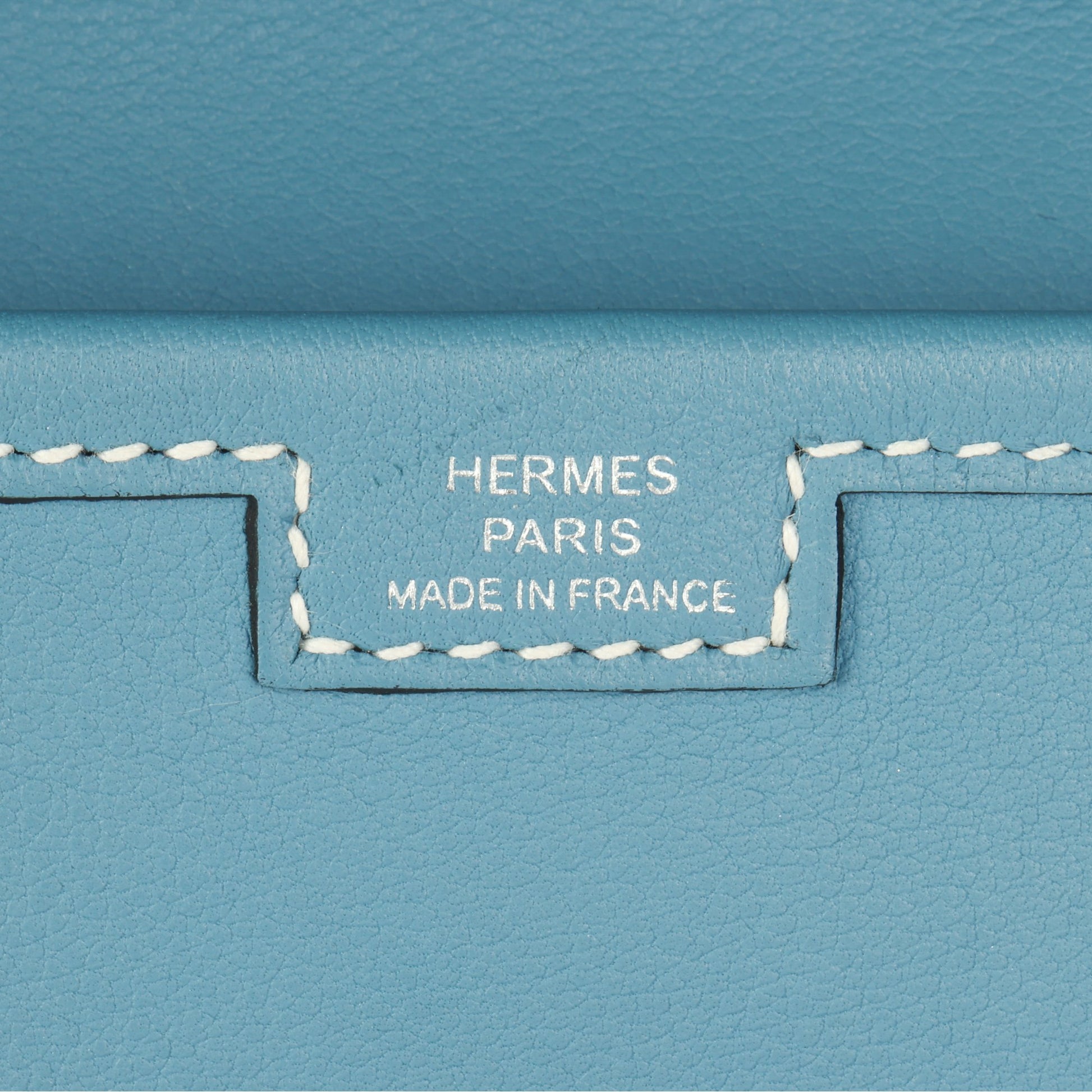 Hermes Blue Jean Swift Leather Jige Elan 29 Clutch in 2023