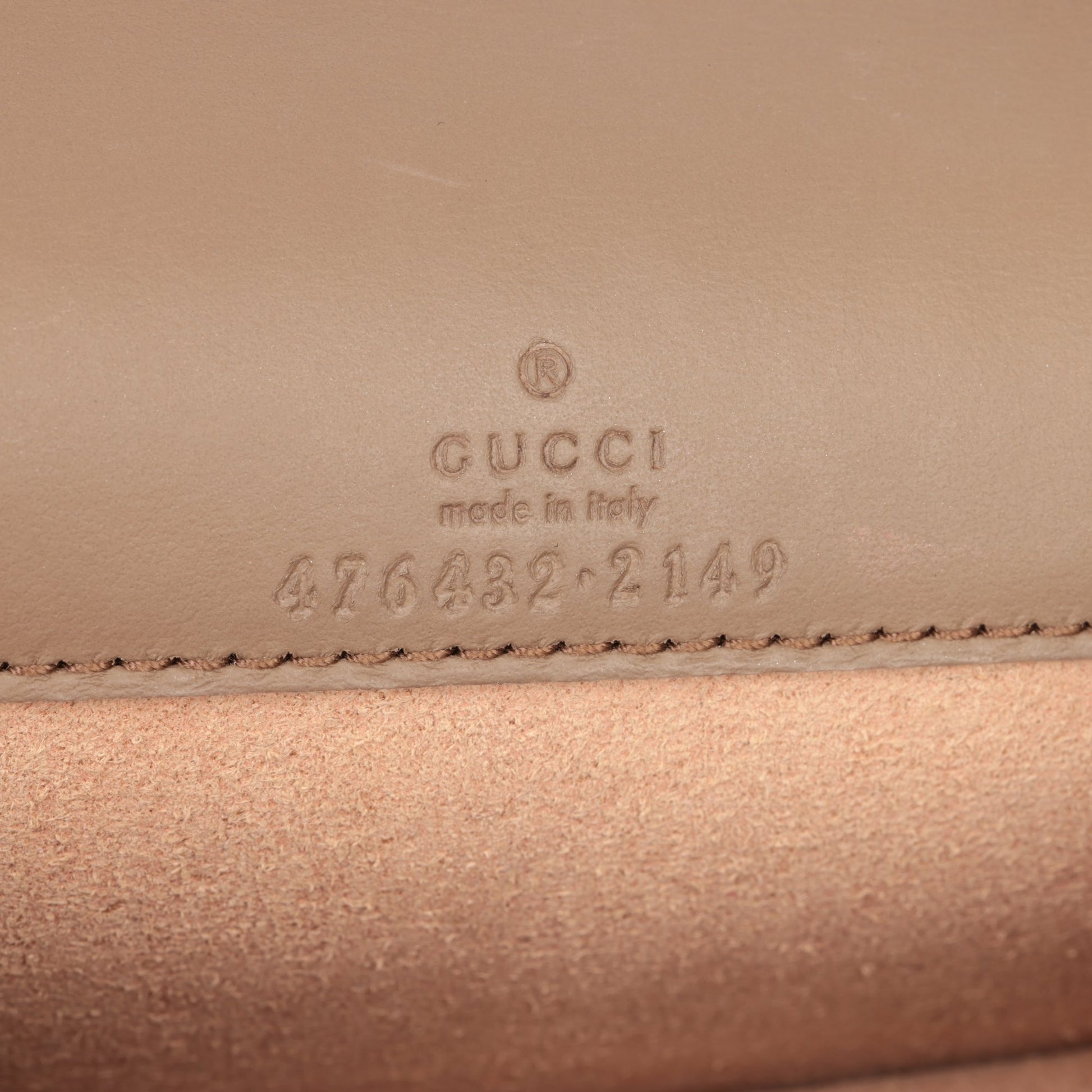 GUCCI Dionysus Super Mini GG Supreme Canvas Crossbody Bag Taupe 476432