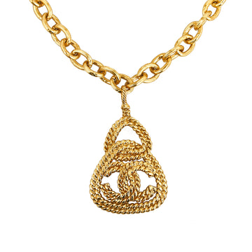 CHANEL CC Pendant Necklace Costume Necklace