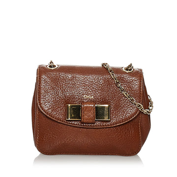 Chloe Lily Leather Crossbody Bag