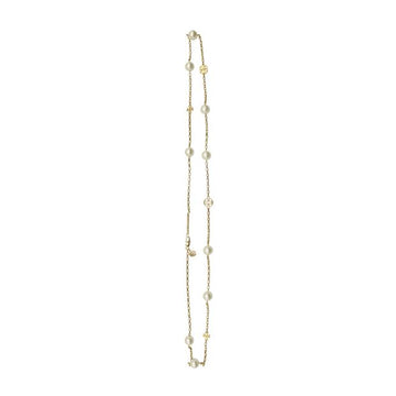 TORY BURCH Faux Pearls Chain Necklace