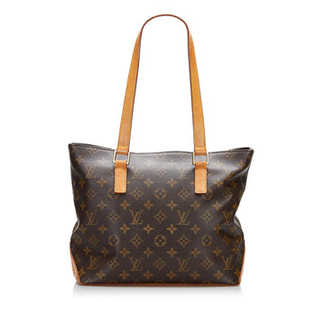 LOUIS VUITTON Monogram Cabas Piano Tote Bag