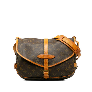 LOUIS VUITTON Monogram Saumur 30 Crossbody Bag