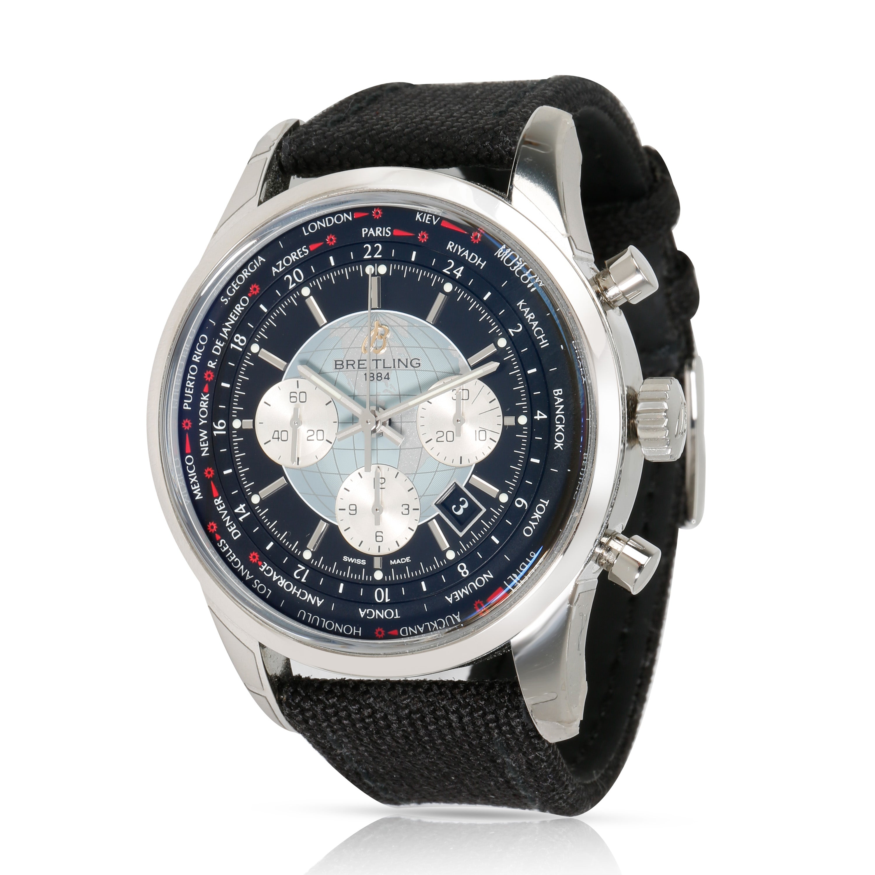 BREITLING TransOcean Chrono watch, for men/Unisex. In s… | Drouot.com