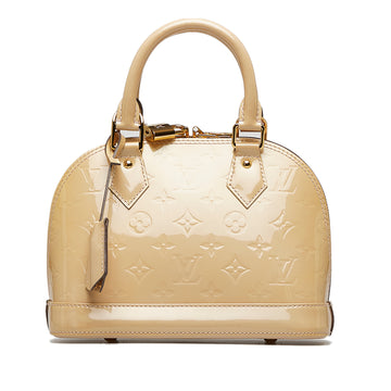 LOUIS VUITTON Monogram Vernis Alma BB Satchel