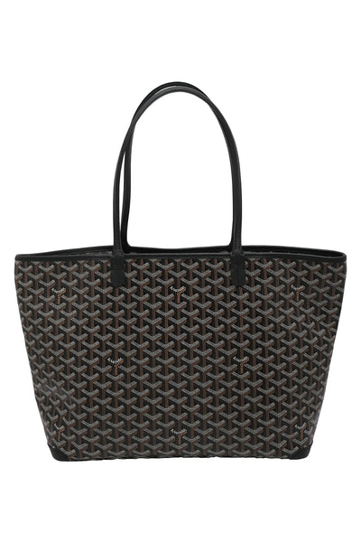 Goyard Goyardine Artois Mm Gold Black Coated Canvas Tote