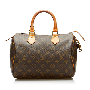 Louis Vuitton Monogram Speedy 25 Boston Bag