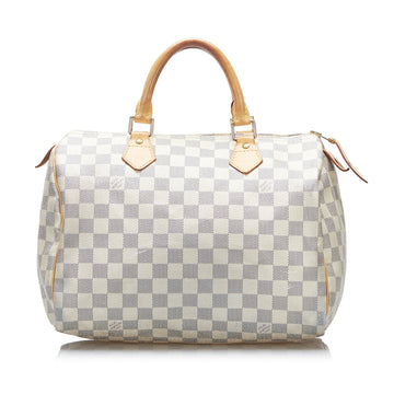 Louis Vuitton Damier Azur Speedy 30 Boston Bag