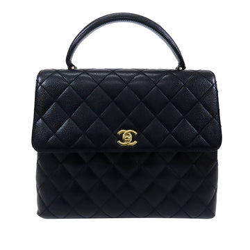 Chanel Caviar Kelly Top Handle Handbag