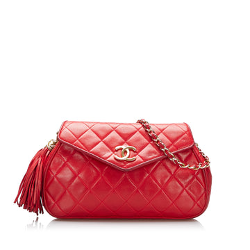 Chanel CC Matelasse Tassel Crossbody Bag