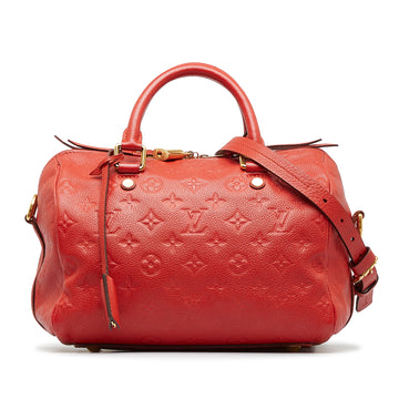 LOUIS VUITTON Monogram Empreinte Speedy Bandouliere 25 Boston Bag